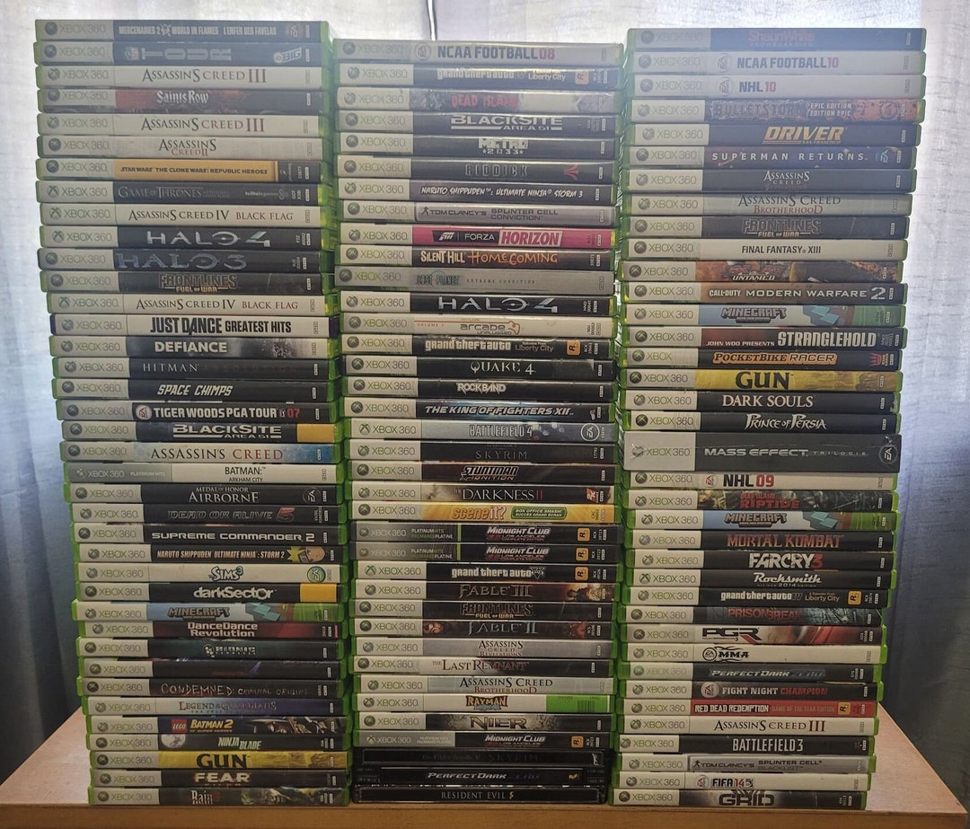 Lot of 6 Xbox 360 Games