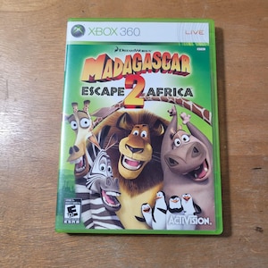 Madagascar 2 Escape Africa - Xbox 360 *Tested & Authentic*