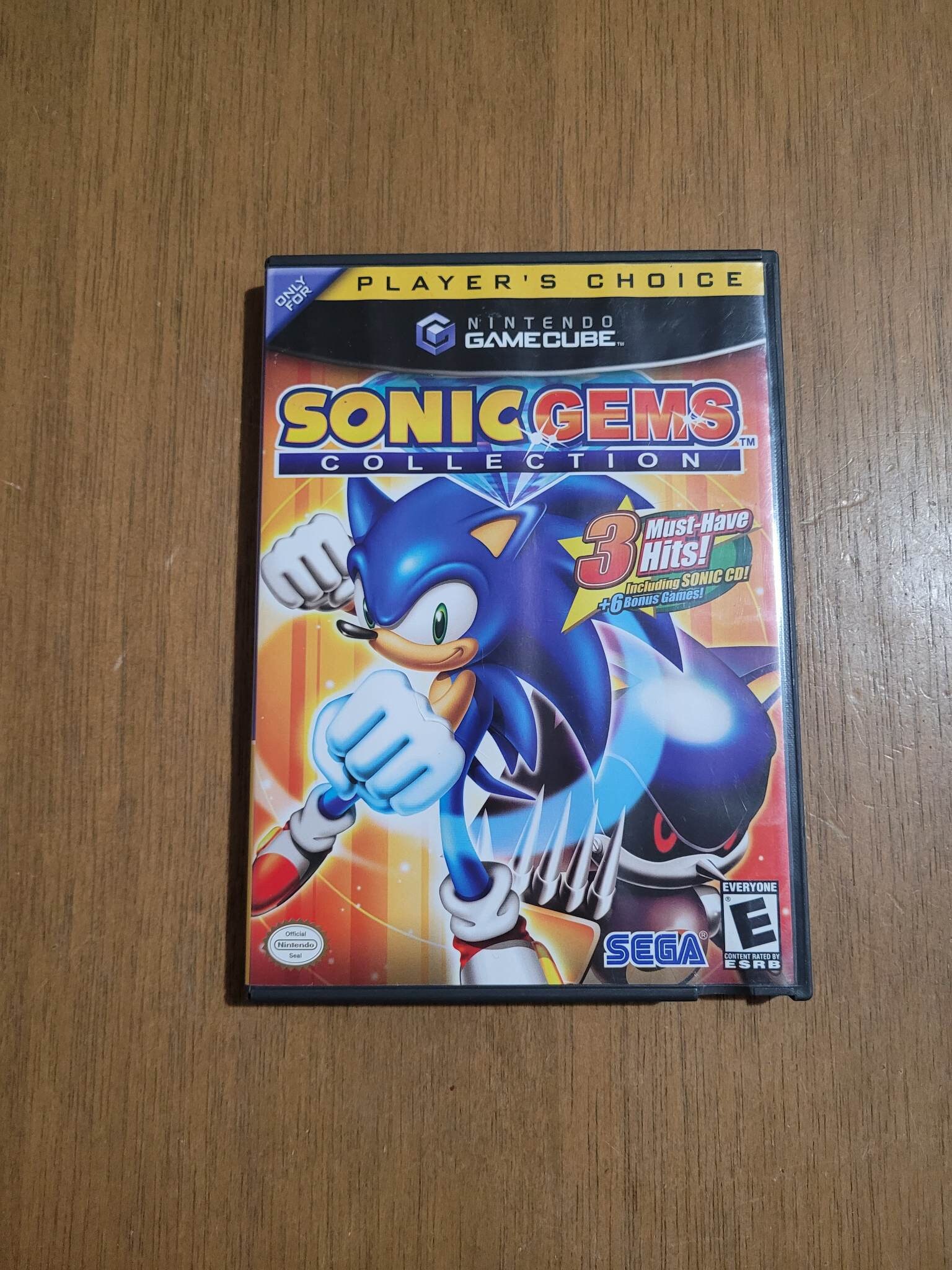 Brand New SONIC GEMS COLLECTION Nintendo GAMECUBE Game SEALED