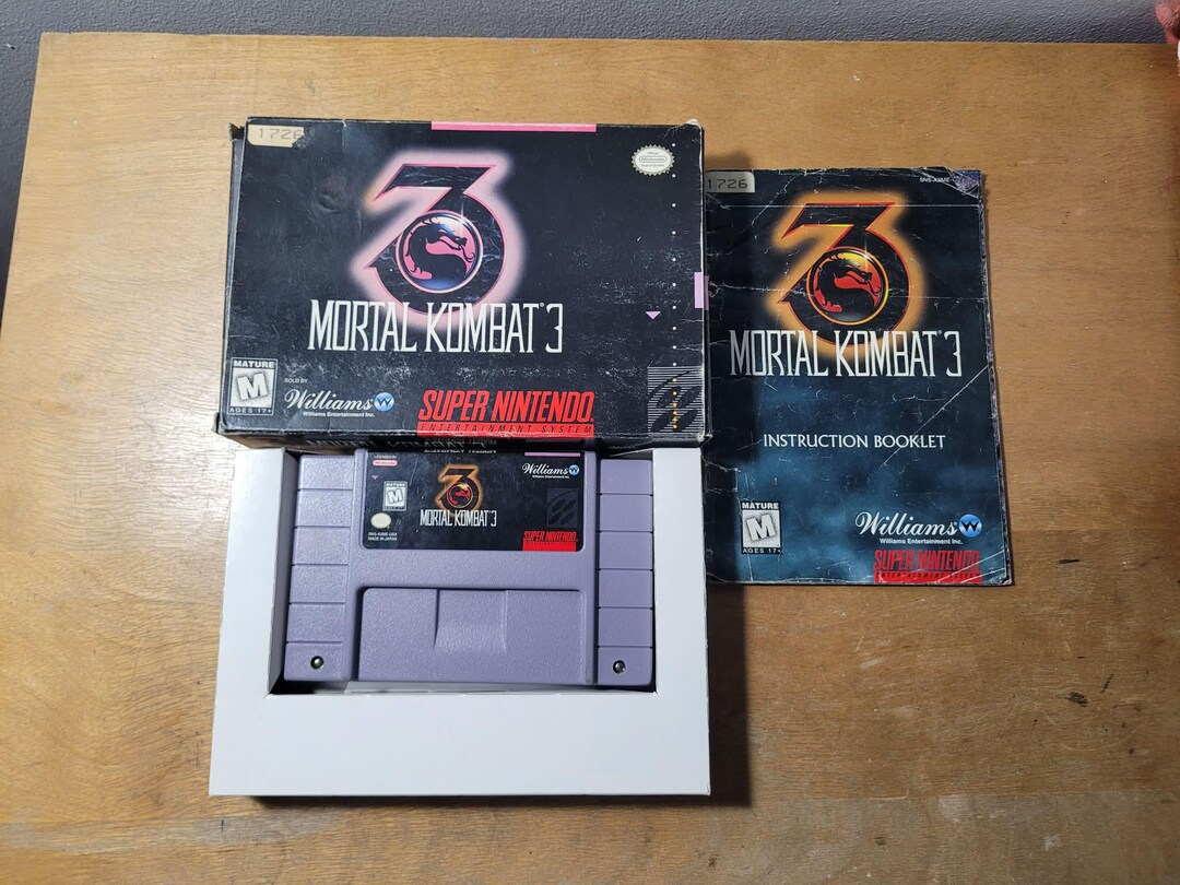 Mortal Kombat 3 - Super Nintendo *tested & Authentic* *complete in
