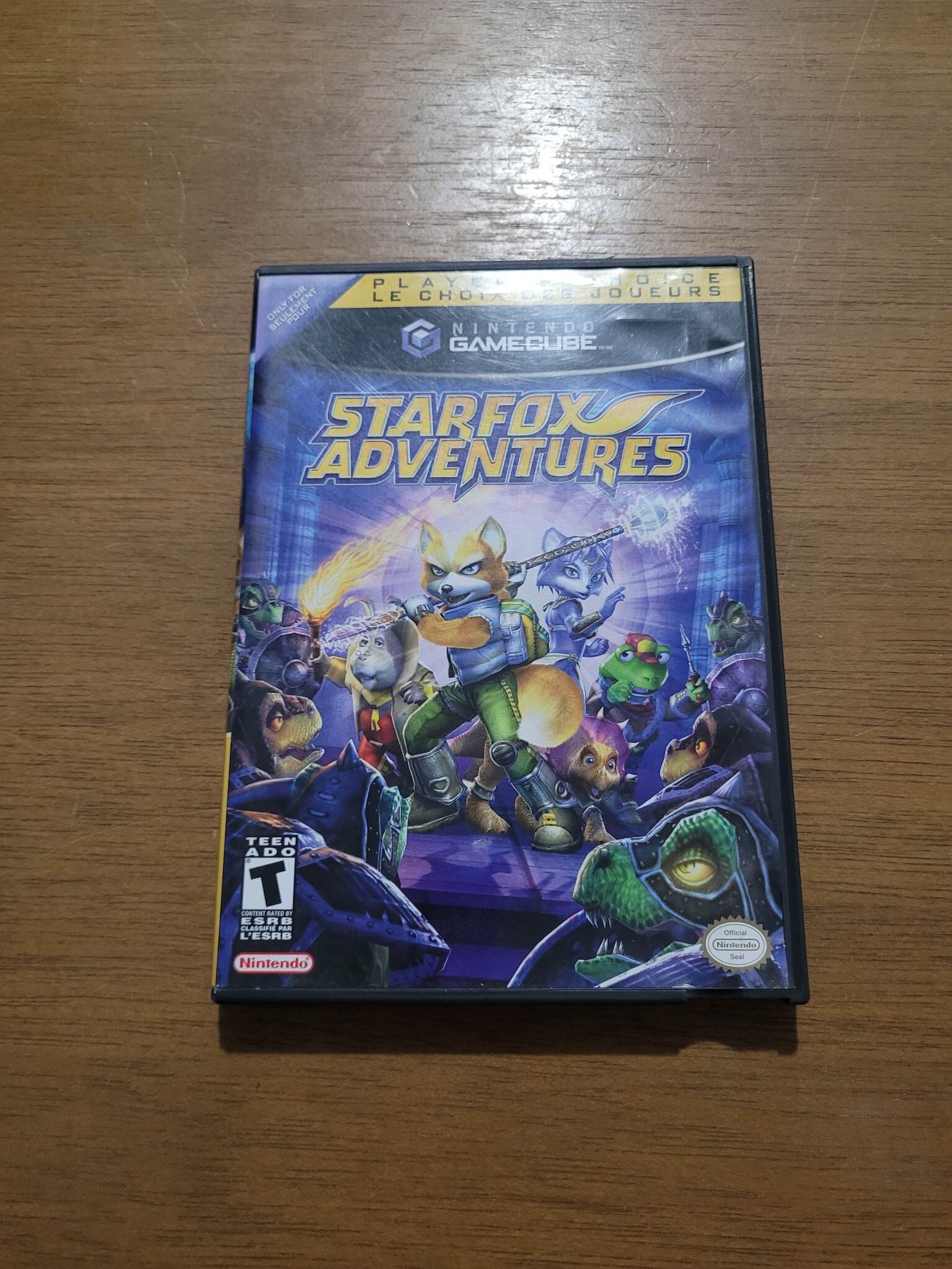 Fourreau De Jeu GameCube Starfox Adventures - Neuf Et Scellé - Version Personnalisée Ou Collector