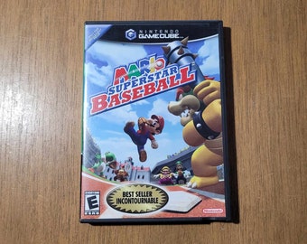 Mario Superstar Baseball - Nintendo Gamecube *Tested & Authentic*