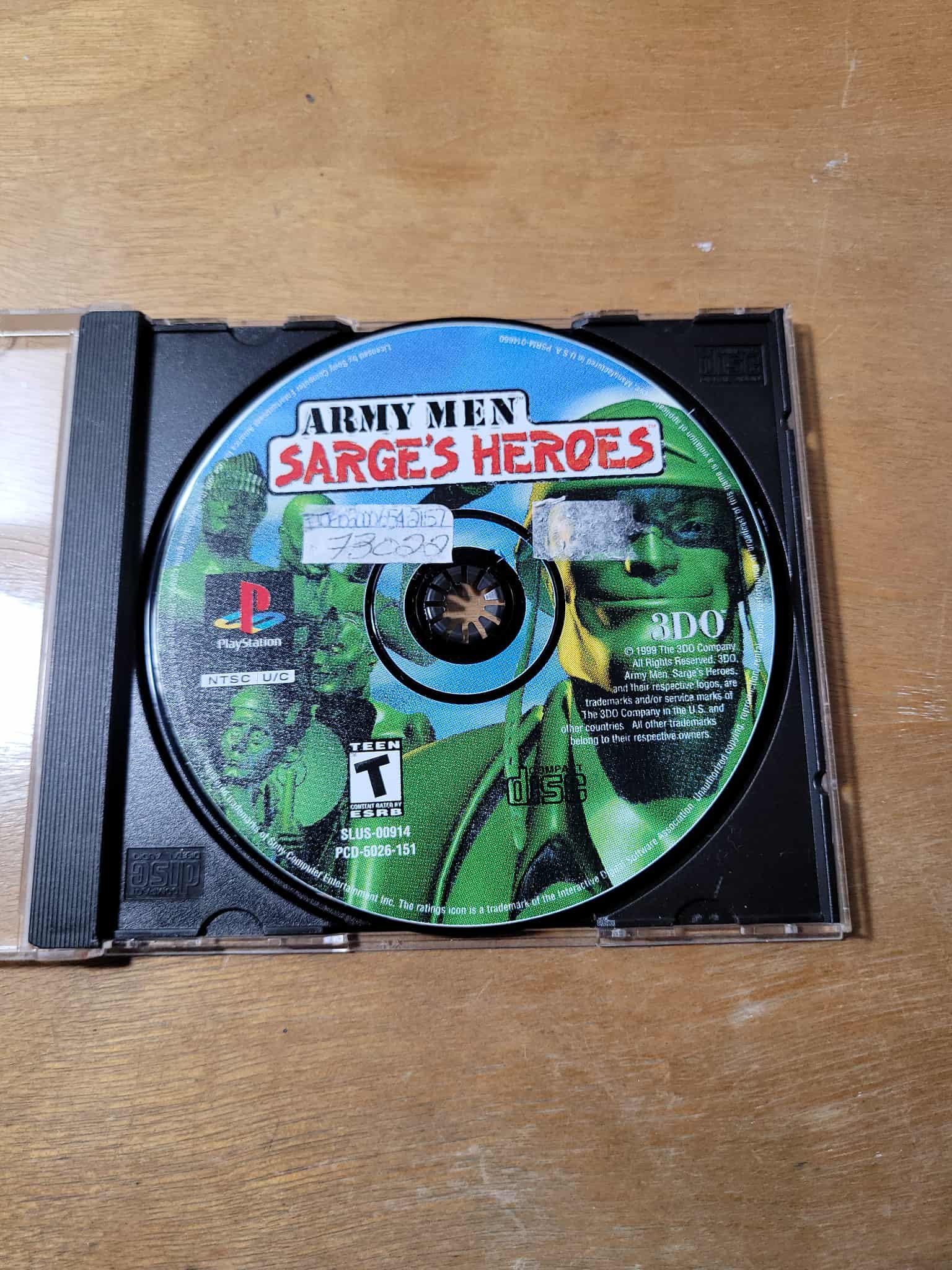 ARMY MEN : Sarge's Heroes pour Playstation 1/PS1 EUR 13,99 - PicClick FR