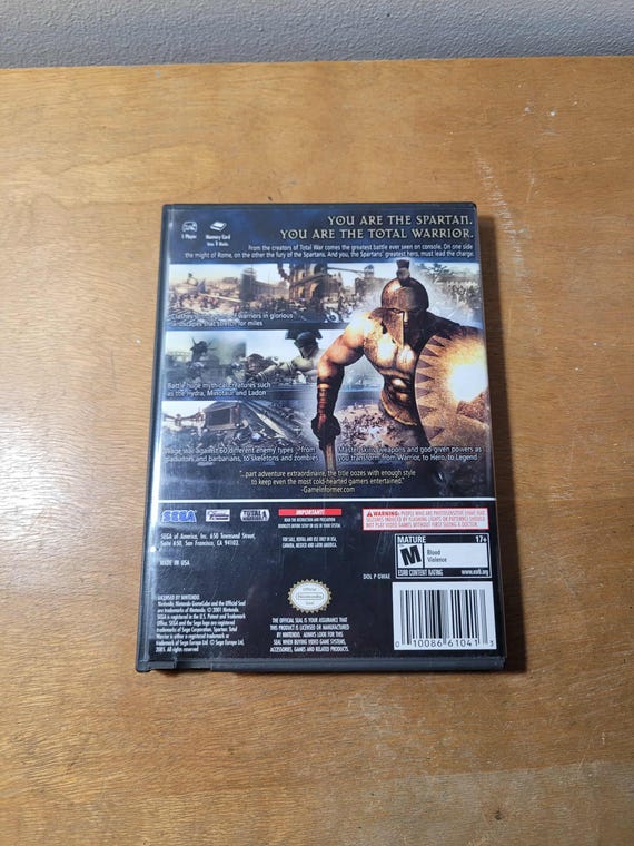 Spartan Total Warrior - Nintendo Gamecube *tested & Authentic* - Etsy