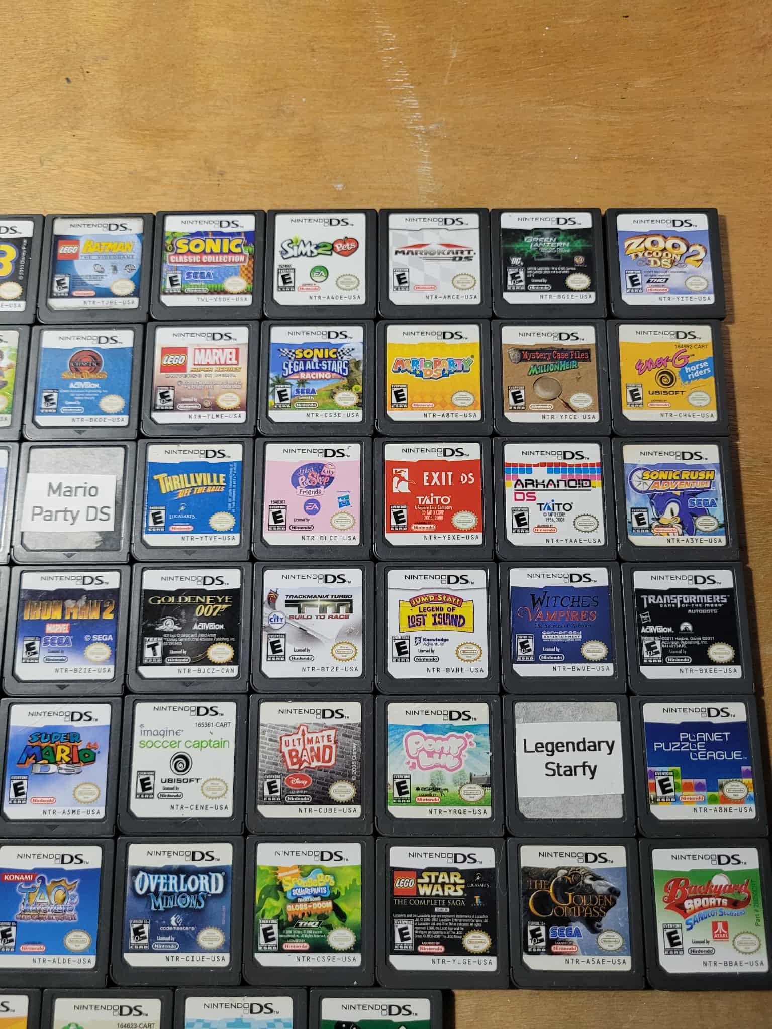 Nintendo DS 70+ Games!*Game Only, No Case* * All Authentic and