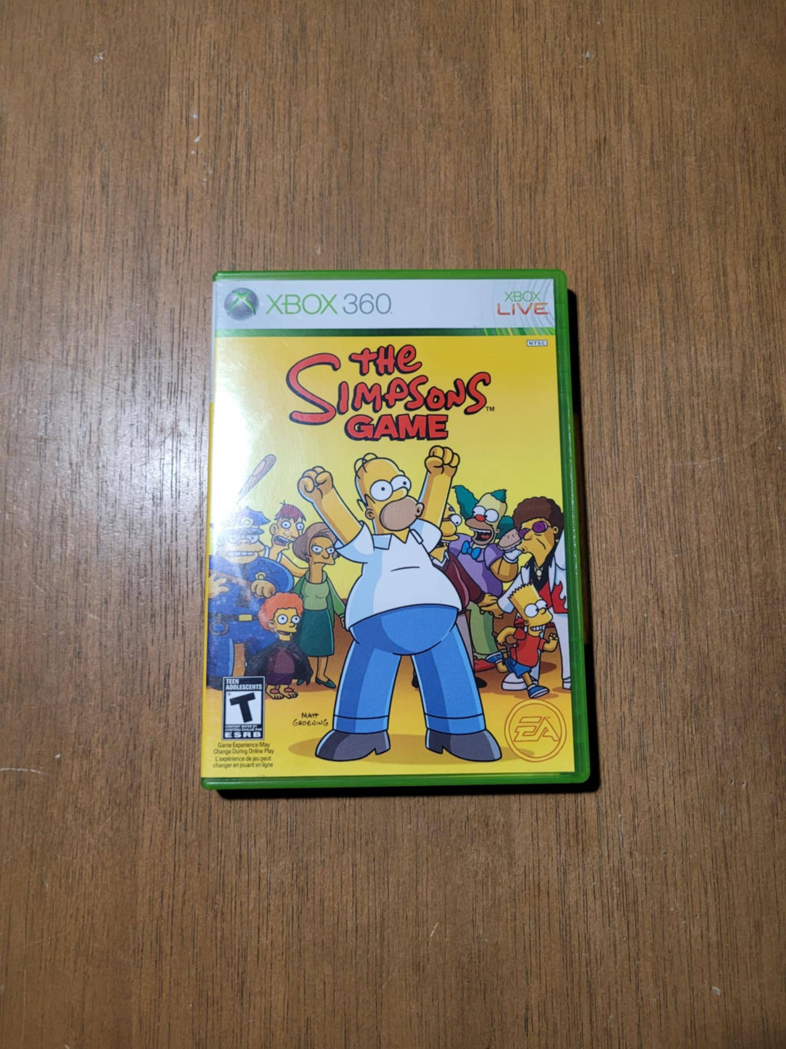 The Simpsons Xbox 360 *tested Authentic*