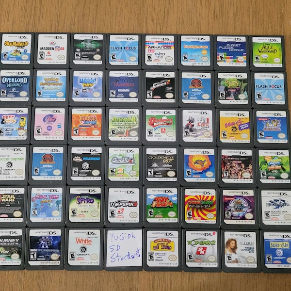 Nintendo DS Games! *Game Only, No Case* * All Authentic and Working* *Pick and Choose*