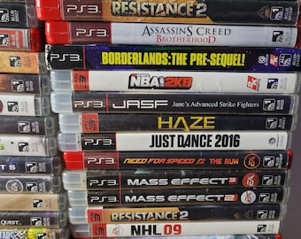 Lot 9 jeux Playstation 3 ps3 Sony play 3 - Jeux vidéo