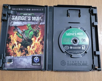 Army Men Sarge's War - Nintendo Gamecube *Tested & Authentic*