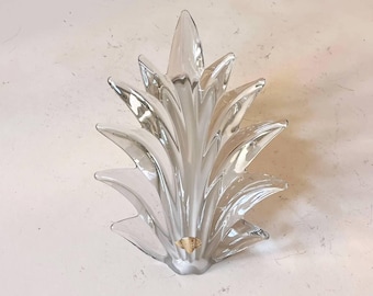 Large 1920s Art Deco Glass Wall Sconce by Art Vannes, France