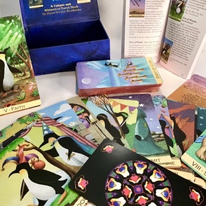 Mystieke Pinguïn Tarot Deck - Rose Gold Rand