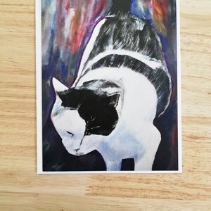 Karte Laufende Katze Portrait #3