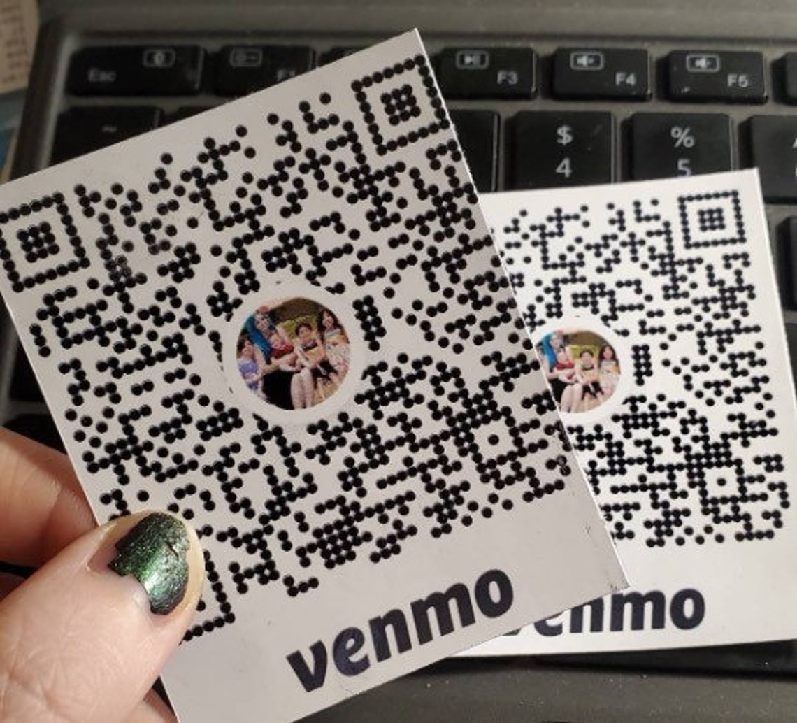 Cash App Venmo PayPal TikTok QR Stickers Etsy