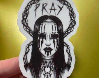 Joey Jordison Pray Sticker