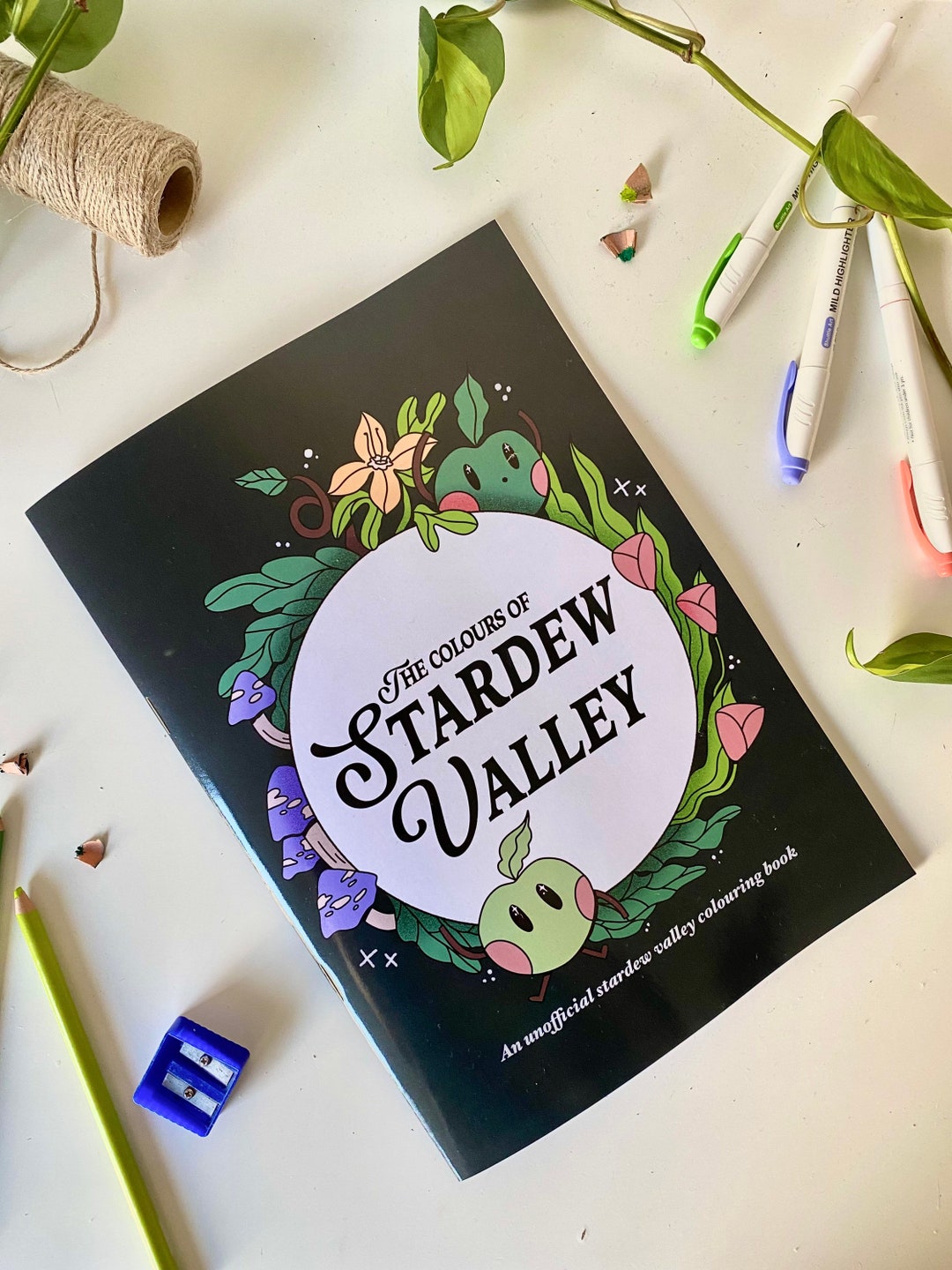 Stardew Valley Colouring Book Nintendo Colouring Pages Self Etsy