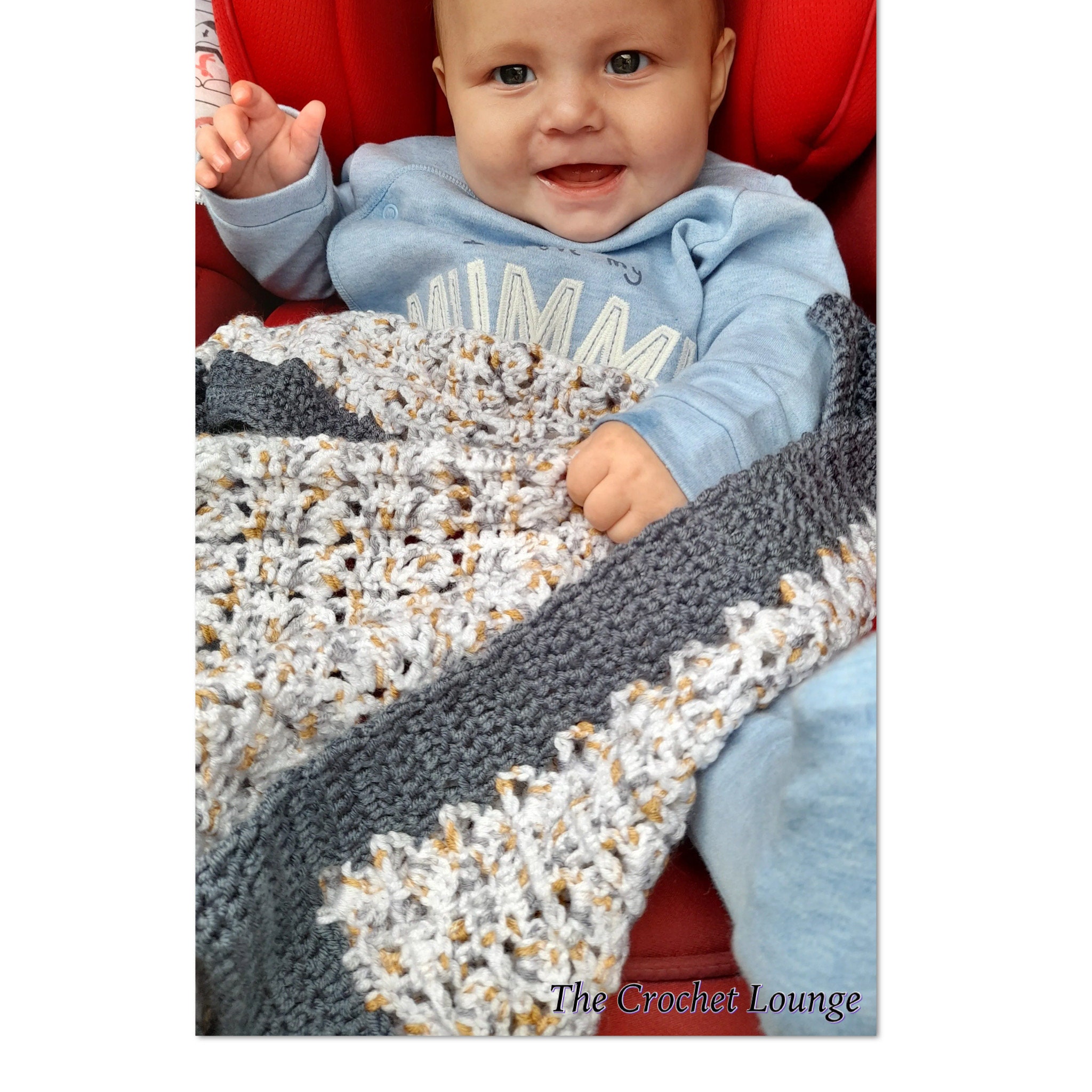 Crochet Baby Blanket Pattern Pdf Instant Download Car Cuddles Baby Car