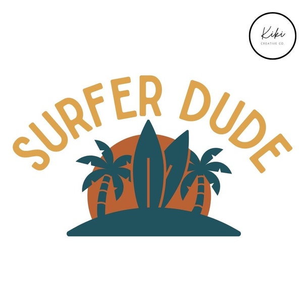 Surfer Dude Png | Surfer Dude Png | Png | Nursery Decor | Surf Png | Surfing Png | Tshirt Artwork | For Dad