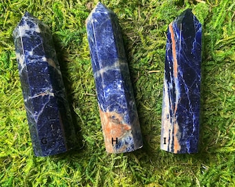 Torres azules de sodalita,