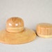 Wooden Hat Block Set With Two-sided Brim Block Hat Block Set 19F Down ...
