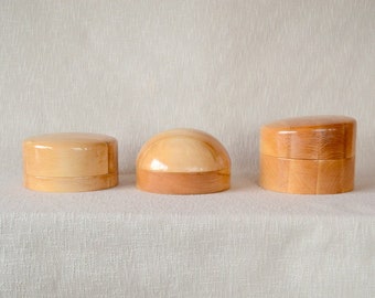 Wooden Crown Block SET 3 - Hat Making Block Set - Wooden Hat Blocks - Crown Block - Millinery Block - Hat Mould - Millinery Easy Hat Blocks