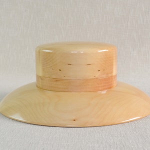 Wooden Hat Block Set With Wide Brim Block - Hat Block Set 18F - Boater ...