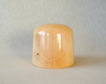 Open Crown Hat Block style 51 CB - Oval Crown Block - Fedora Hat Block - Open Crown Block - Hat Making - Hat Making Tools - Millinery tools
