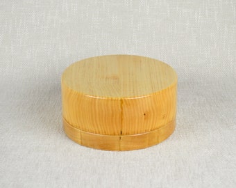 Wooden Crown Hat Block with Flat Tip- CB02 - Oval Crown Hat Block - Boater Hat Crown Block - Woods Hat Block - Easy Hat Blocks