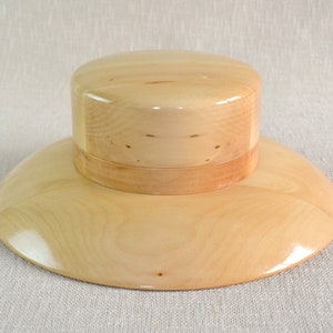 Wooden Hat Block Set With Wide Brim Block - Hat Block Set 18F - Boater ...