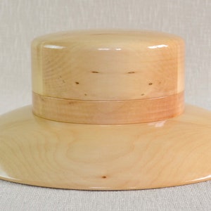 Wooden Hat Block Set With Wide Brim Block - Hat Block Set 18F - Boater ...