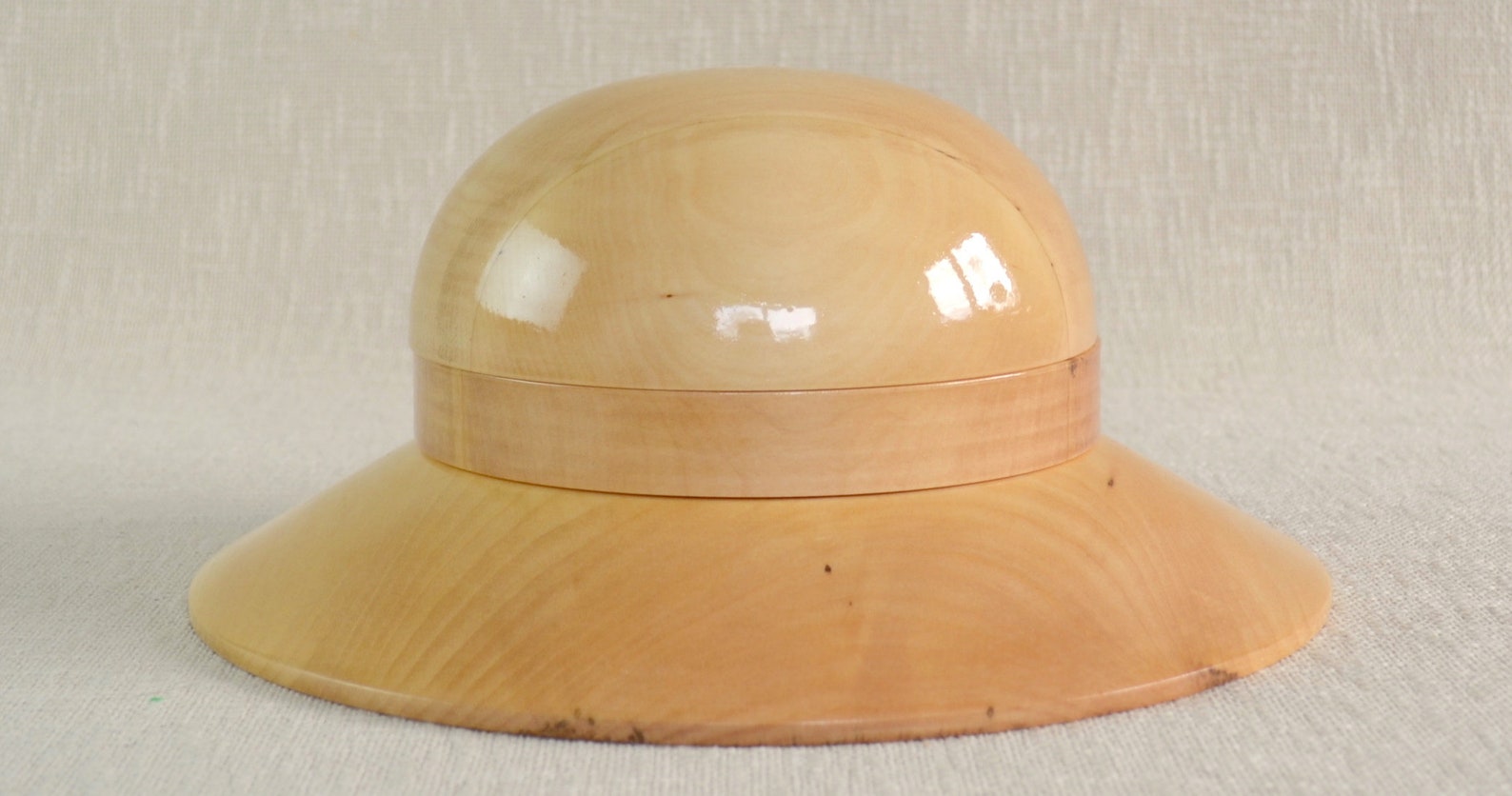 Wooden Hat Block Set With Brim Block Hat Block Set 19R Etsy