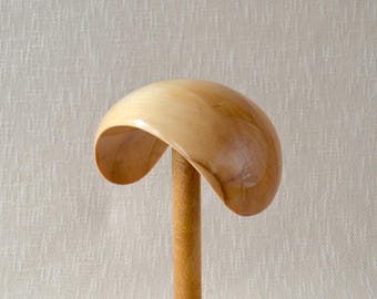 TESSA Cape Headband Hat Block - 13cm wide base - Bandeau Headband Hat Block - Headband Hat Block - Wooden Hat Block - Easy Hat Blocks