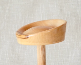 GRACE Porkpie Hat Block - 15 cm di diametro - Blocco per la fabbricazione di cappelli - Blocco per il Porkpie Hat - Blocco per cappelli da modista - Blocchi per cappelli facili