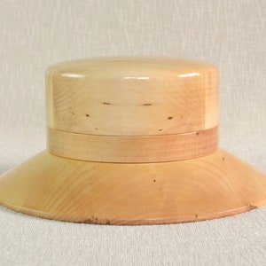 Wooden Hat Block Set With Two-sided Brim Block - Hat Block Set 19F ...