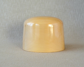Open Crown Hat Block style 52 CB - Oval Crown Block - Fedora Hat Block - Open Crown Block - Hat Making - Hat Making Tools - Millinery tools
