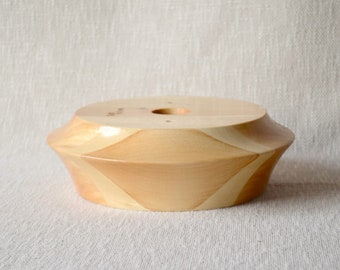 Wooden Brim Block for Hat Making - STYLE 3 - Wood Hat Block - Brim Block - Millinery Hat Block - Hat Making Tool - Easy Hat Blocks