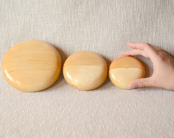 3 Pillbox Hat Block Set - 13cm - 10cm - 8cm diameter - Pillbox Hat Block - Button Hat Block - Millinery Tools - Easy Hat Blocks
