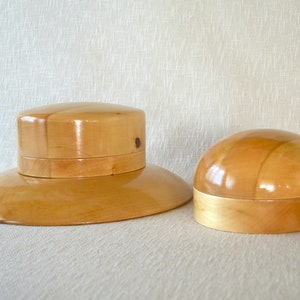 Wooden Hat Block Set 20 - Hat Block Set With Wide Brim Block - Wide ...