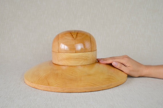 Wide Brim Hat Block Set - Hat Block Set 13 - Cartwheel Brim Block - Wide Brim Hat - Hat making - Easy Hat Blocks