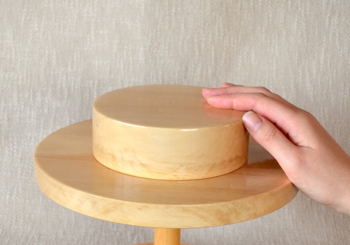 Wooden Mini Boater Hat Block Set 17S - Summer Hat Brim Block Set - Two ...