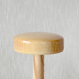 Pillbox Hat Block VIOLET - 11cm in diameter 3.5 cm tall - Pillbox Fascinator Hat Block - Wood Hat Block - Millinery Tools - Easy Hat Blocks
