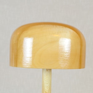 Wooden Crown Hat Block - CB01 - Oval Crown Block - Fedora Hat Block - Cap Hat Block - Bowler Hat Block