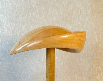BELLE Teardrop Hat Block - Pillbox Fascinator Hat Block - Percher Hat Block - Fascinator Hat Block - Wooden Hat Block - Easy Hat Blocks