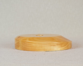 Wooden Flip Brim Block for Hat Making - STYLE 5 - Trilby and Fedora Brim Block - Wood Brim Block - Hat making - Easy Hat Blocks