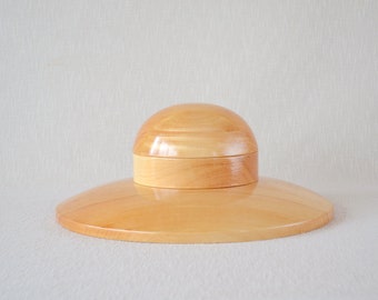 Wide Brim Hat Block Set - Hat Block Set 13 -  Cartwheel Brim Block - Wide Brim Hat - Hat making - Easy Hat Blocks