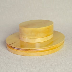 Wooden Boater Hat Block Set 30 OV - 3.5" or 2.5" Wide Brim- Boater Hat ...