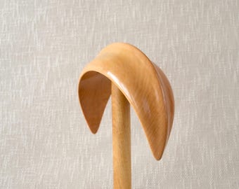 AURORA Headband Hat Block - Wide Headband Hat Block - Tiara Hat Block - Wooden Hat Block - Wooden Hat Block - Easy Hat Blocks