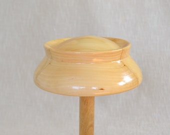 Caroline Pillbox Hat Block - 17,5cm in diameter - Hat Making Block - Pillbox hat Block - Porkpie Hat Block - Millinery - Easy Hat Blocks