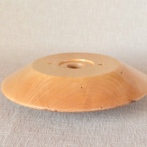 Wooden Brim Block for Hat Making - STYLE 11 - Millinery Hat Block - Slanted Brim Block - Hat Mould - Hat Making Tools - Easy Hat Blocks
