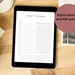 Habit Tracker Printable and PDF File Minimalist Planner Journal Insert ...