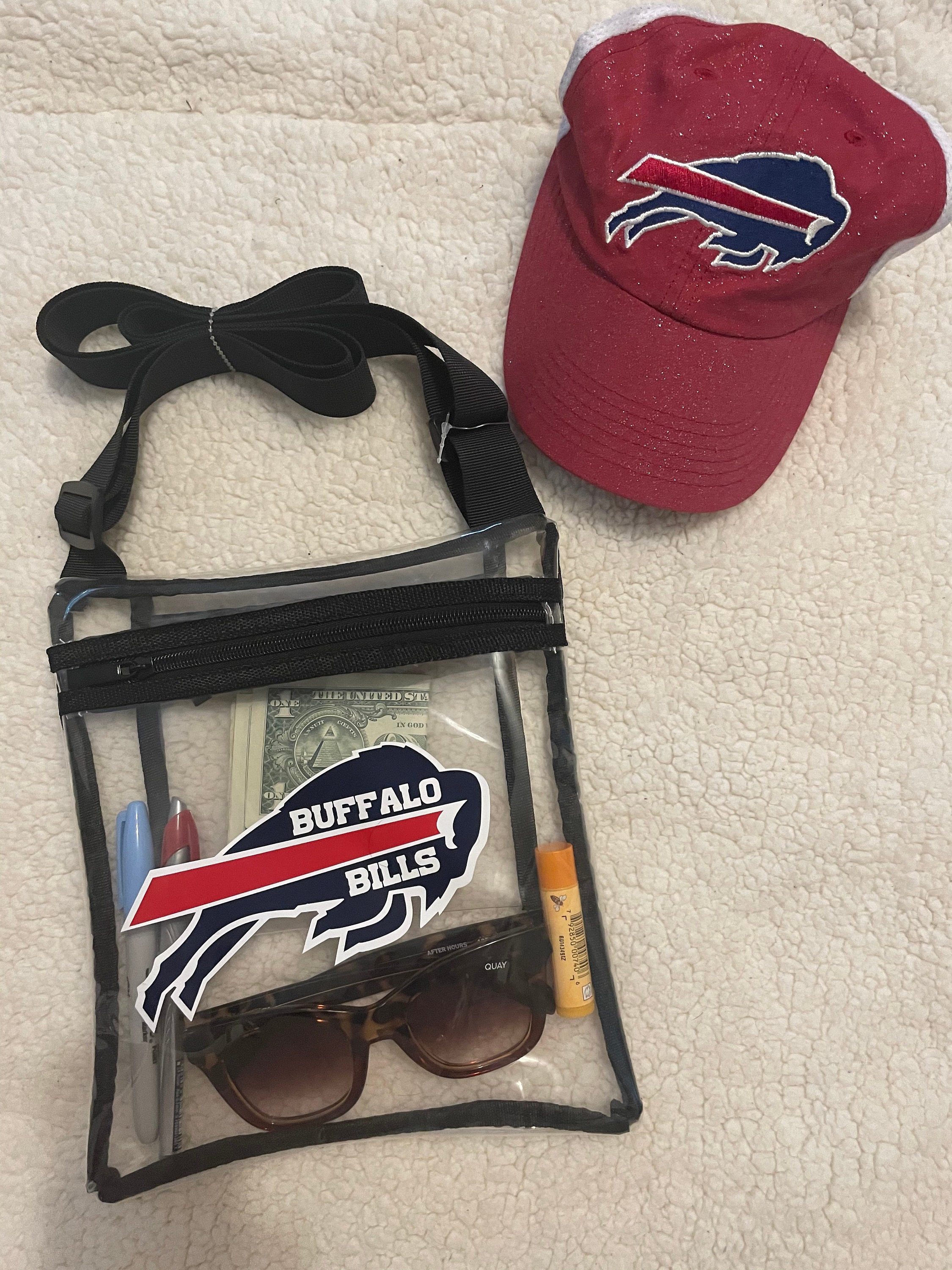 Clear Stadium Bag Buffalo Bills Customized for Any NFL Etsy